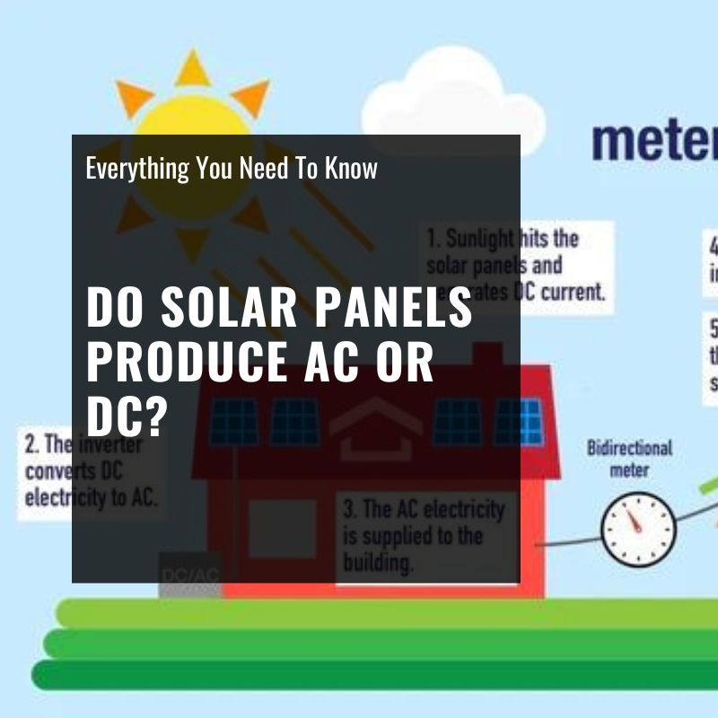 do solar panels produce ac or dc