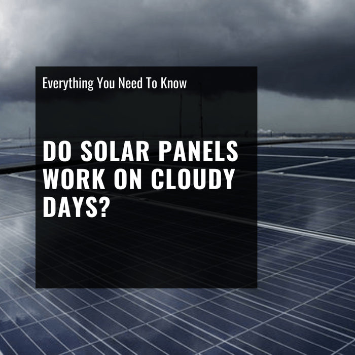 do solar panels work on cloudy days