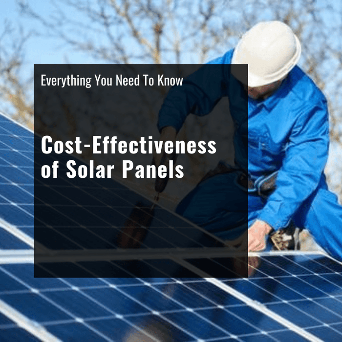 cost-effectiveness of solar panels
