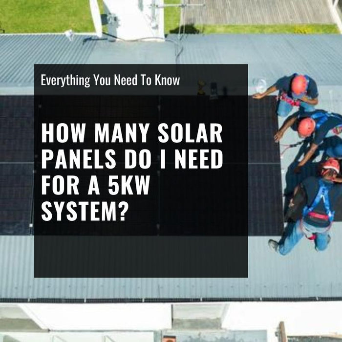 how many solar panels do i need for a 5kw system