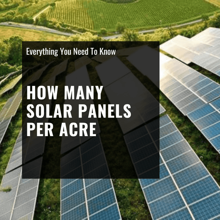 How Many Solar Panels Per Acre