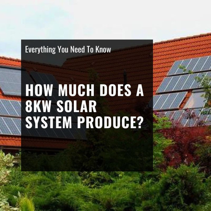 how much does a 8kw solar system produce