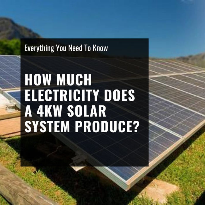 how much electricity does a 4kw solar system produce