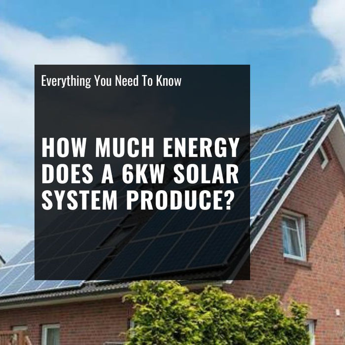 how much energy does a 6kw solar system produce