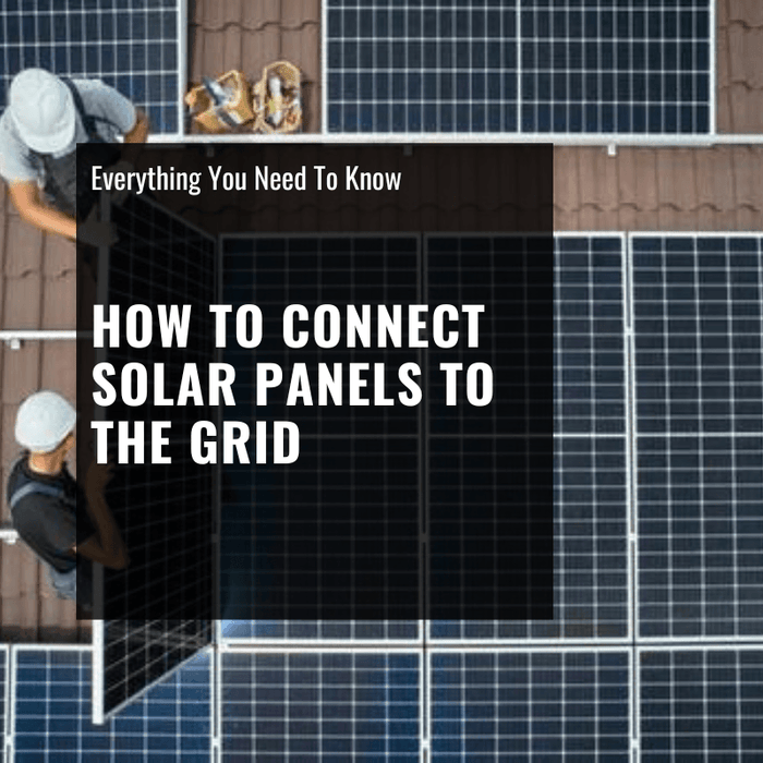 how to connect solar panels to the grid