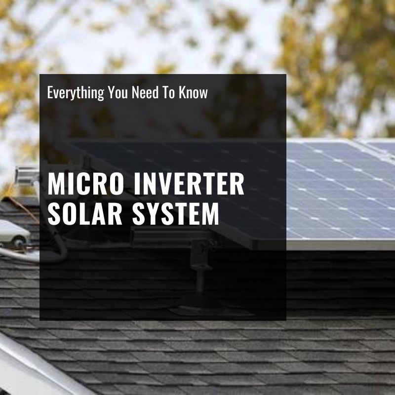 micro inverter solar system