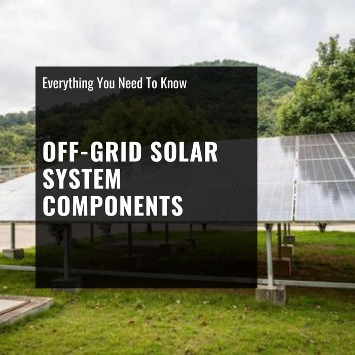 off grid solar system components