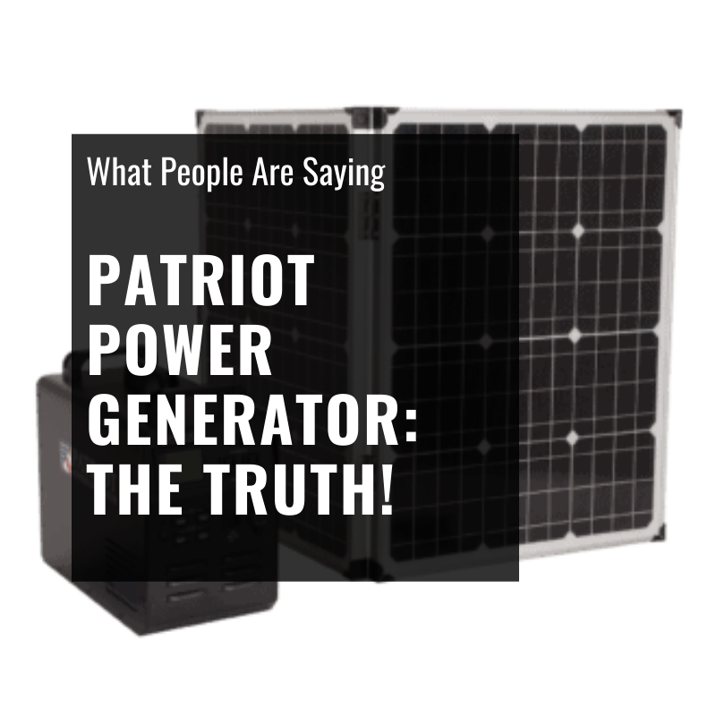 Patriot Power Generator 1800 Reviews What People Are Saying