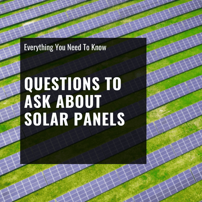 questions to ask about solar panels
