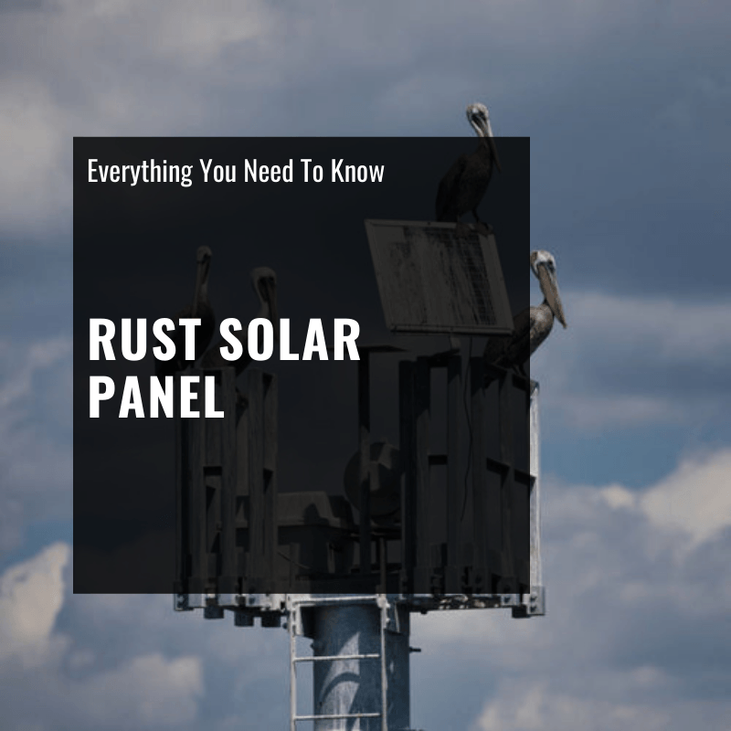 Rust Solar Panel - ShopSolar: Complete Solar Kits + Lifetime Customer ...