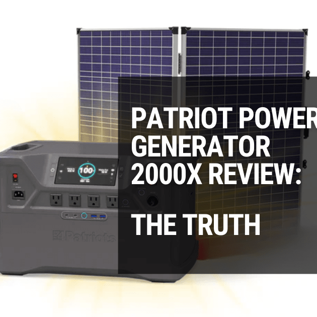 Patriot Power Generator 2000X Review: The Truth About the New 4Patriots Generator