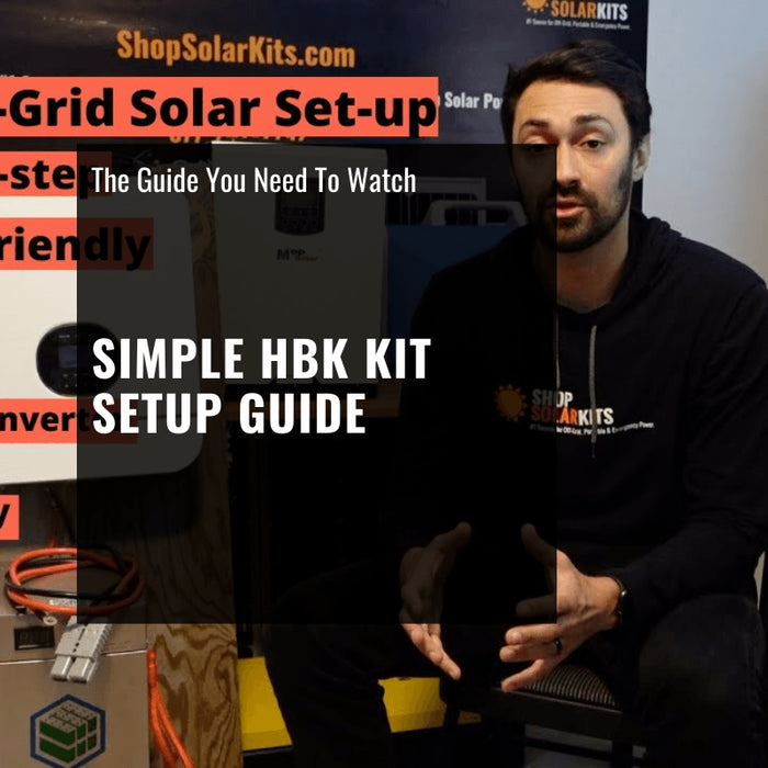 Simple HBK Solar Kit Setup Guide [Video]