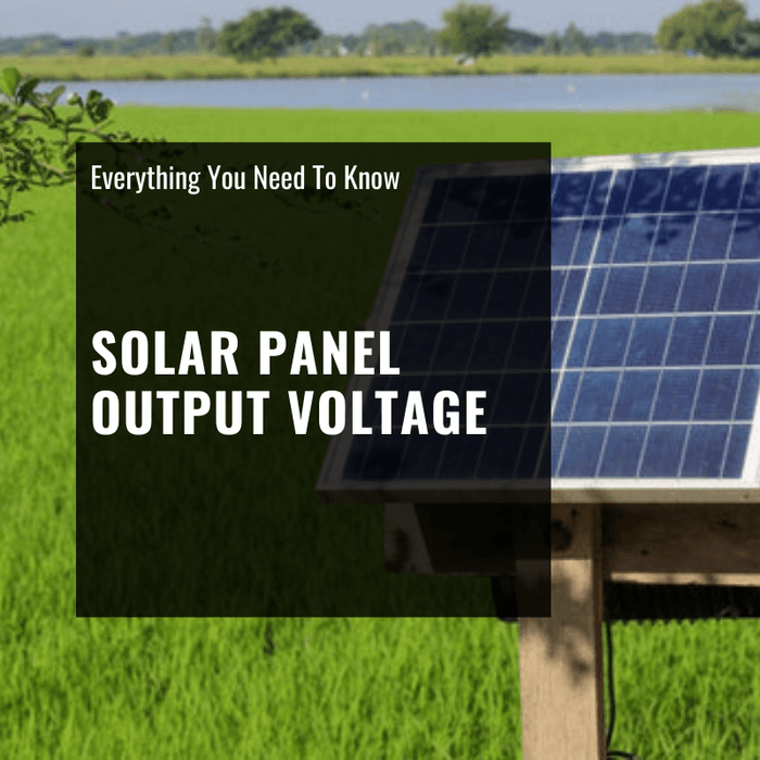 Solar Panel Output Voltage