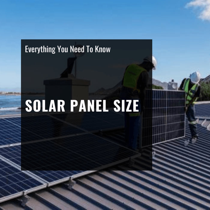 solar panel size