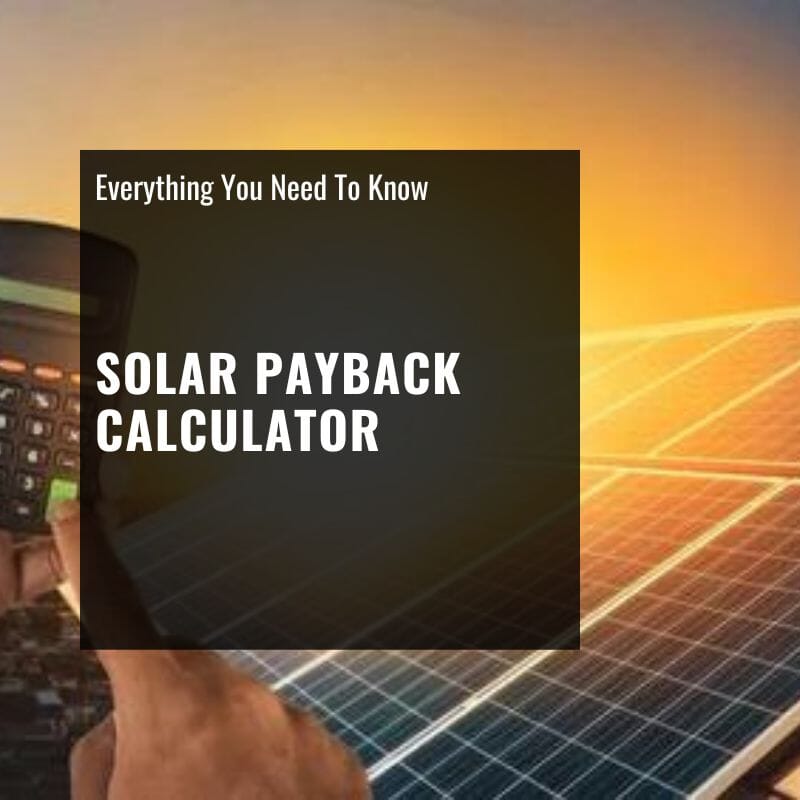 solar payback calculator
