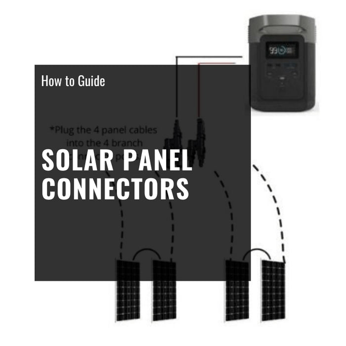 Solar panel connectors