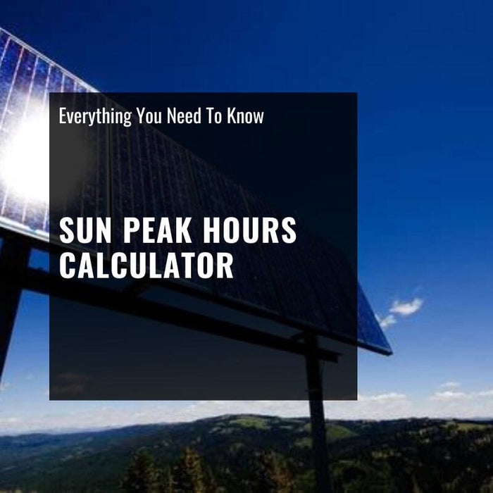 sun peak hours calculator