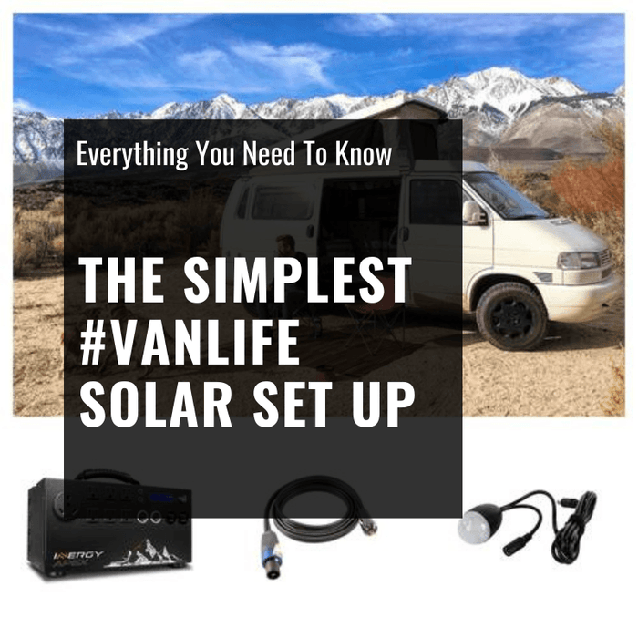 The Simplest #VanLife Solar Set Up