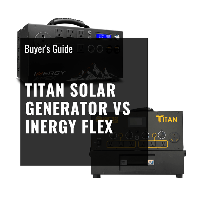 Titan Solar Generator vs Inergy Flex