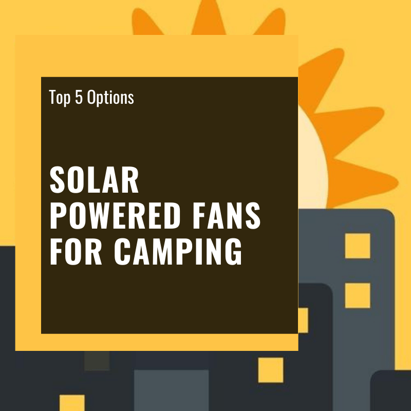 Camping fan solar sales powered