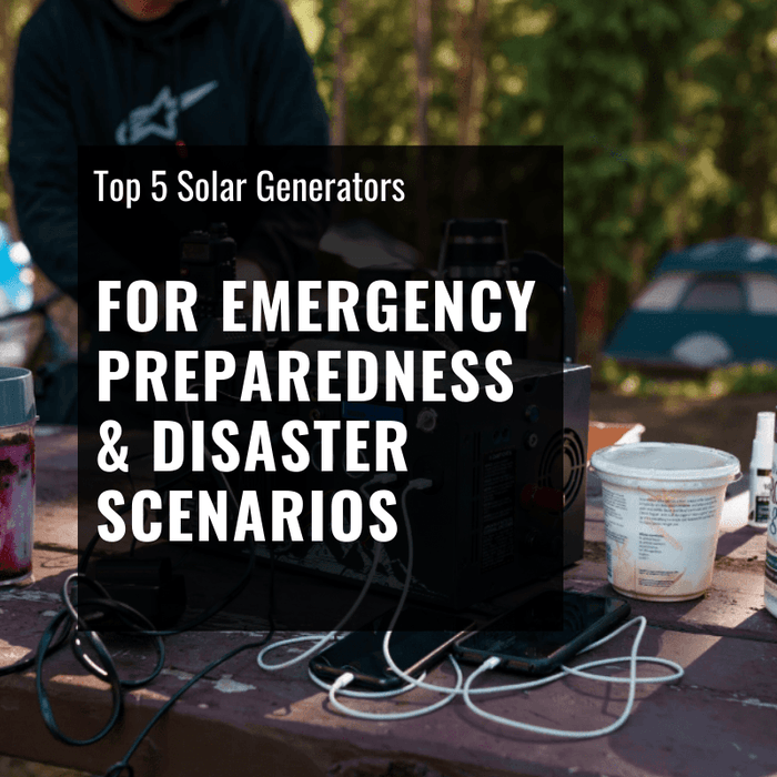 Top 6 Solar Powered Generators for Emergency Preparedness & Disaster Scenarios