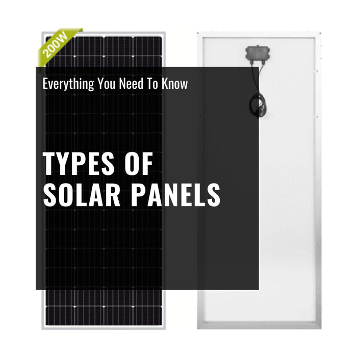Types of Solar Panels
