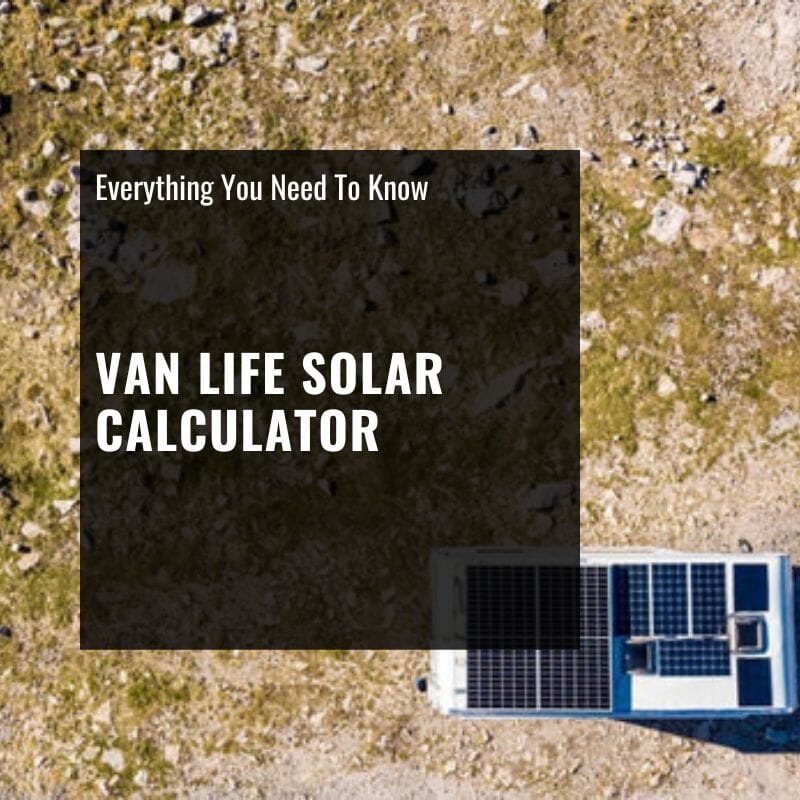 van life solar calculator