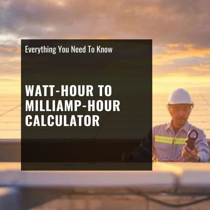 watt-hour to milliamp-hour calculator