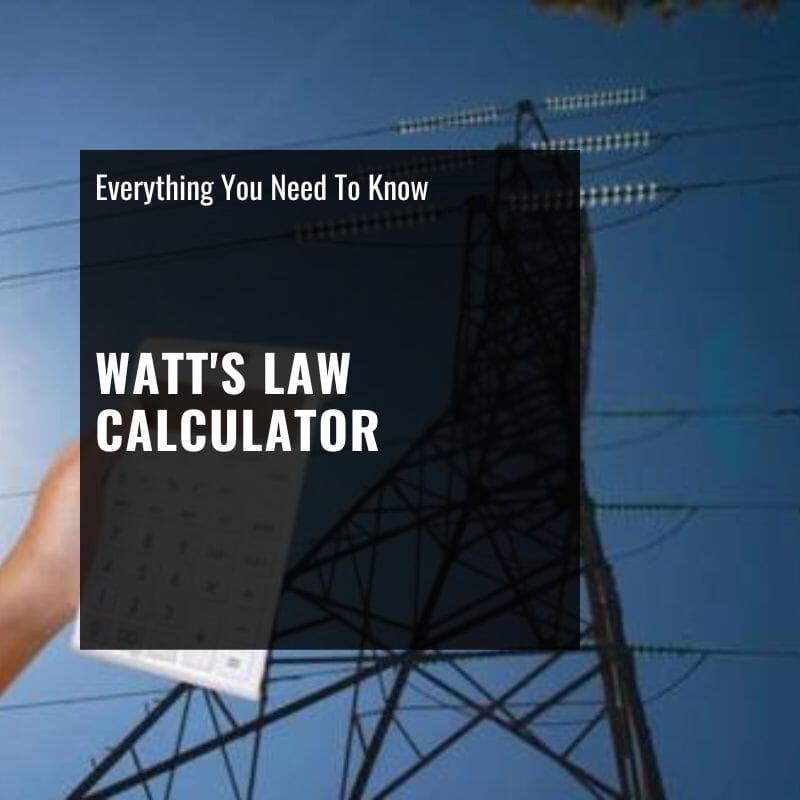 watt's law calculator