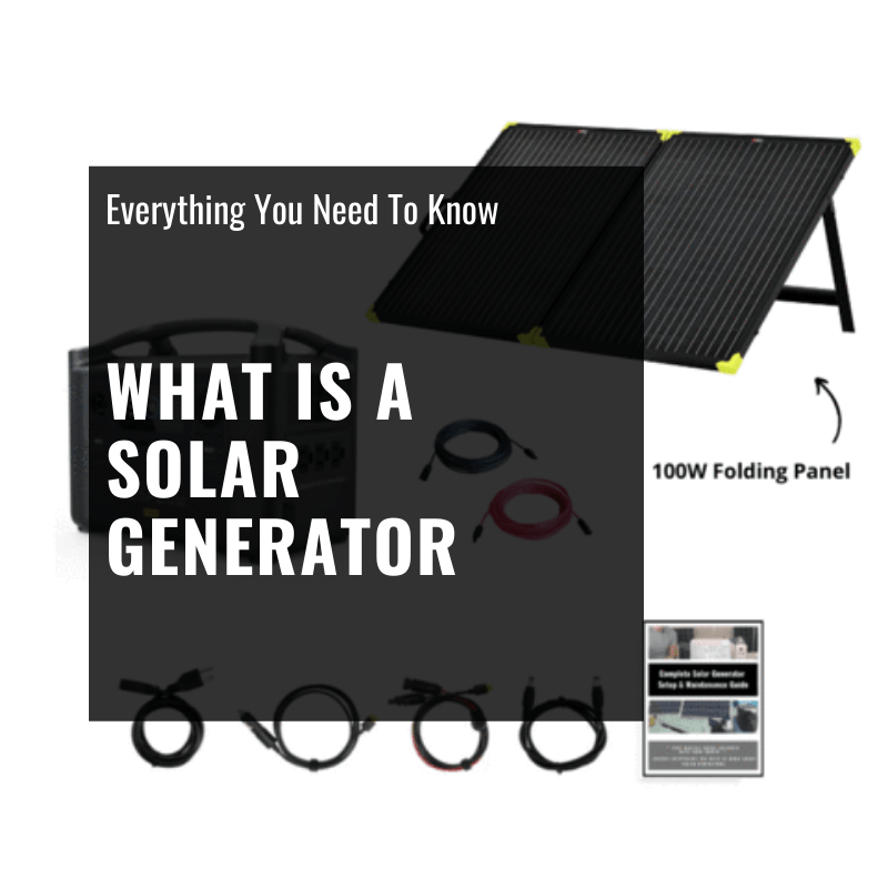 What Is A Solar Generator? The Definitive Guide - ShopSolar: Complete ...