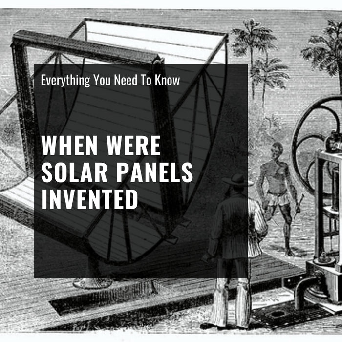 When Were Solar Panels Invented