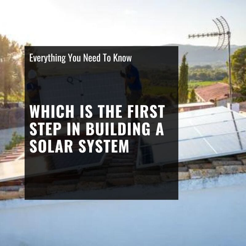 which is the first step in building a solar system