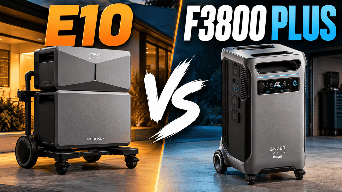 Anker SOLIX E10 vs. F3800 Plus: Which One Is Right for You?