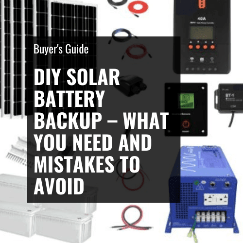 diy solar battery backup
