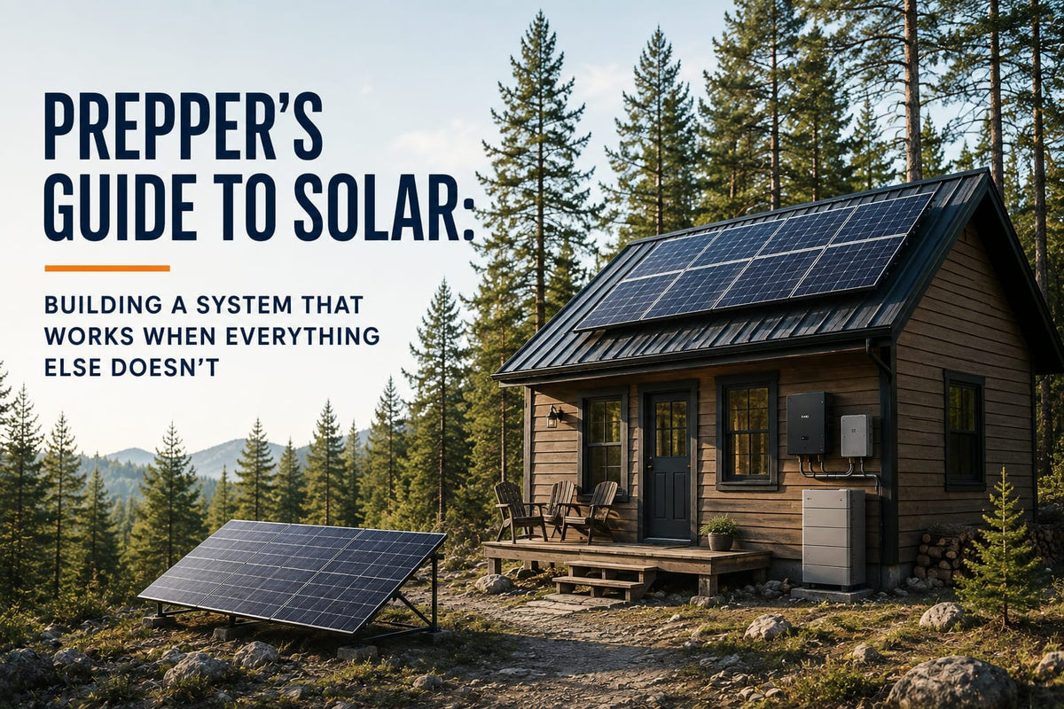 Prepper's Guide to Solar: Building a System That Works When Everything Else Doesn't