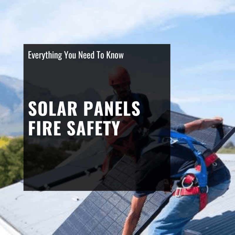 solar panels fire safety