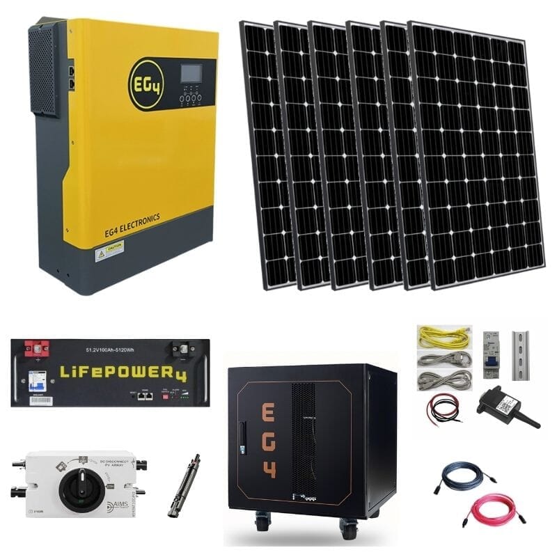 EG4 Solar Kits | Server Rack Batteries