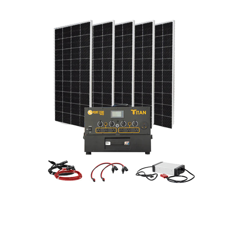 Titan Solar Generator Complete Kits | Point Zero Energy