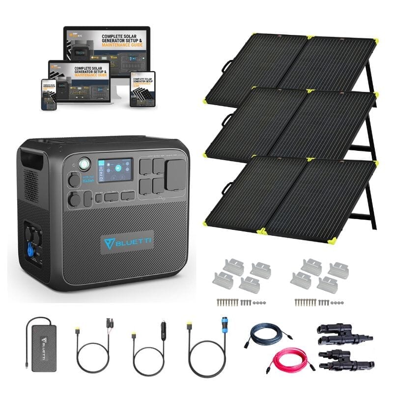 Bluetti AC200 Max Solar Generator & Kits