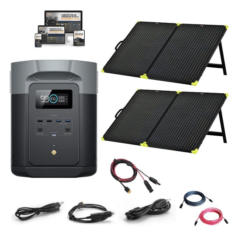 EcoFlow DELTA 2 MAX Solar Generator & Kits