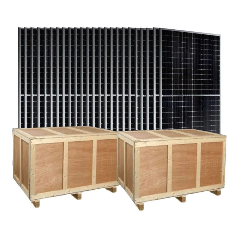 Bulk Solar Panel Pallets | 25-Year Output Warranty | Tier-1 Monocrystalline