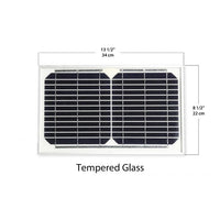 Solar Hybrid Powered Integrated AI-Smart Activated All-Night Continues Illuminating Dual Head 10w/1200lm Led Flood Spot Light - ShopSolar.com