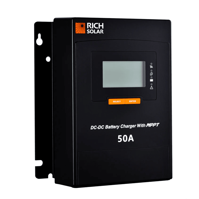 Rich Solar 50 Amp DC to DC Lithium Battery Alternator Charger with MPPT - ShopSolar.com