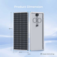 Renogy 200 Watt 12 Volt Monocrystalline Solar Panel - ShopSolar.com