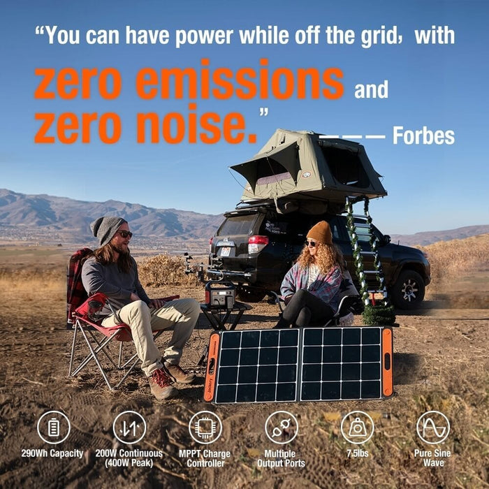 Jackery Explorer 290 Portable Power Station | 290Wh / 200W Lithium Solar Generator - ShopSolarKits.com