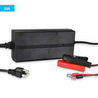 24V 10A AC-to-DC LFP Portable Battery Charger - ShopSolarKits.com