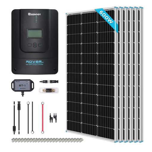 Renogy Solar Premium Kits With Solar Charge Controller + Choose Your Custom Bundle | Premium Solar Kit - ShopSolar.com