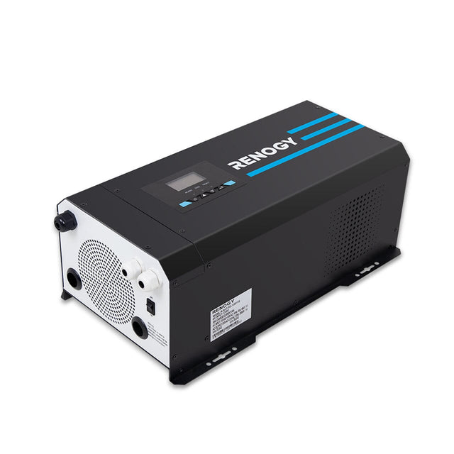 2000W 12V Pure Sine Wave Inverter Charger w/ LCD Display | R-INVT-PCL1-20111S-US - ShopSolarKits.com