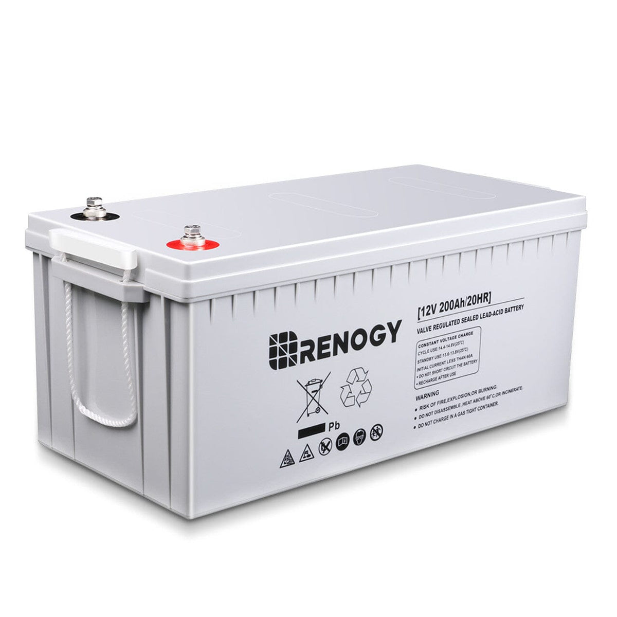 Renogy Deep Cycle AGM Battery 12 Volt 200Ah - Choose your Bundle - ShopSolar.com