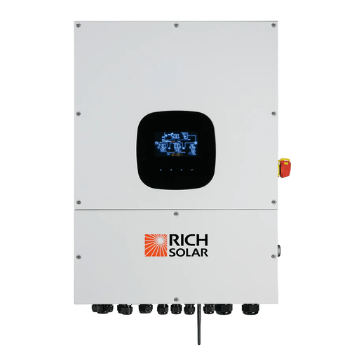 Rich Solar NOVA 12K PV Hybrid Inverter | All-In-One Solar Inverter | 12000W PV Input | 10000W Output | 48V 120/240V Split Phase - ShopSolar.com